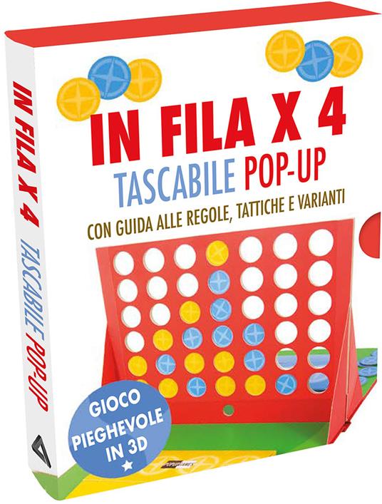 In fila x 4. Tascabile pop-up. Ediz. a colori. Con gioco pieghevole in 3D - copertina