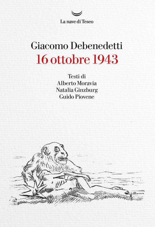 16 ottobre 1943 - Giacomo Debenedetti - copertina