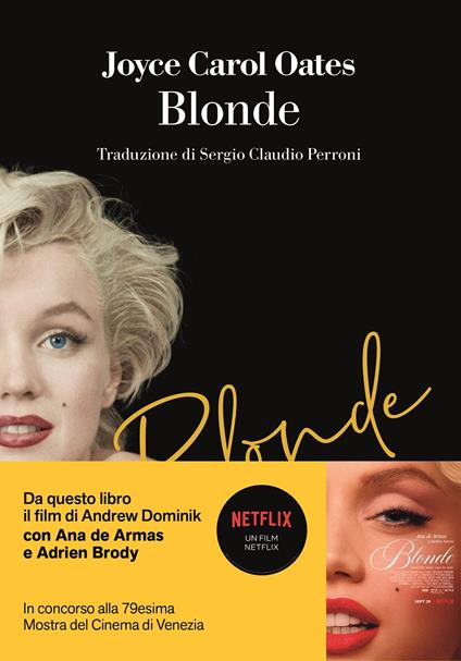 Blonde - Joyce Carol Oates - copertina