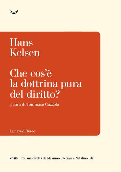 Che cos'è la dottrina pura del diritto - Hans Kelsen - copertina