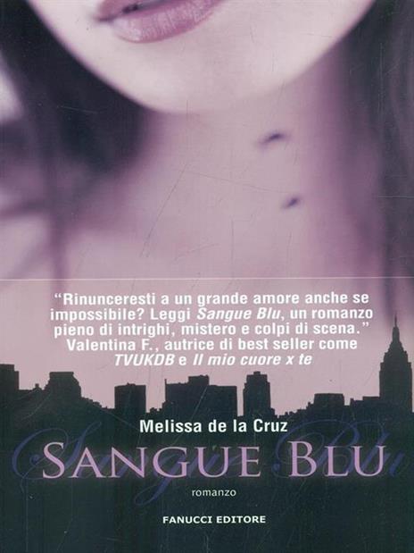Sangue blu - Melissa De la Cruz - copertina