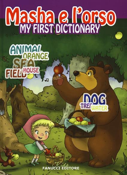 My first dictionary. Masha e l'orso. Ediz. illustrata - copertina