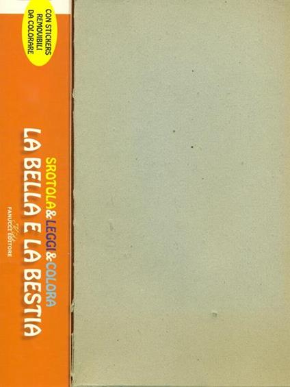 La Bella e la Bestia. Srotola & leggi & colora. Ediz. illustrata - copertina