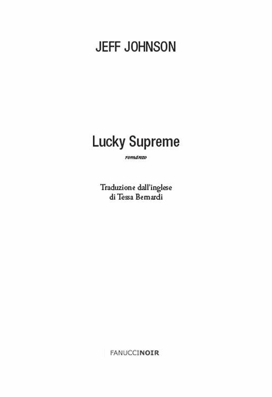 Lucky supreme. Darby Holland. Vol. 1 TF6054