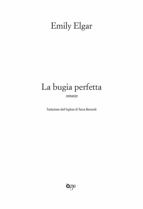 La bugia perfetta - Emily Elgar - 5