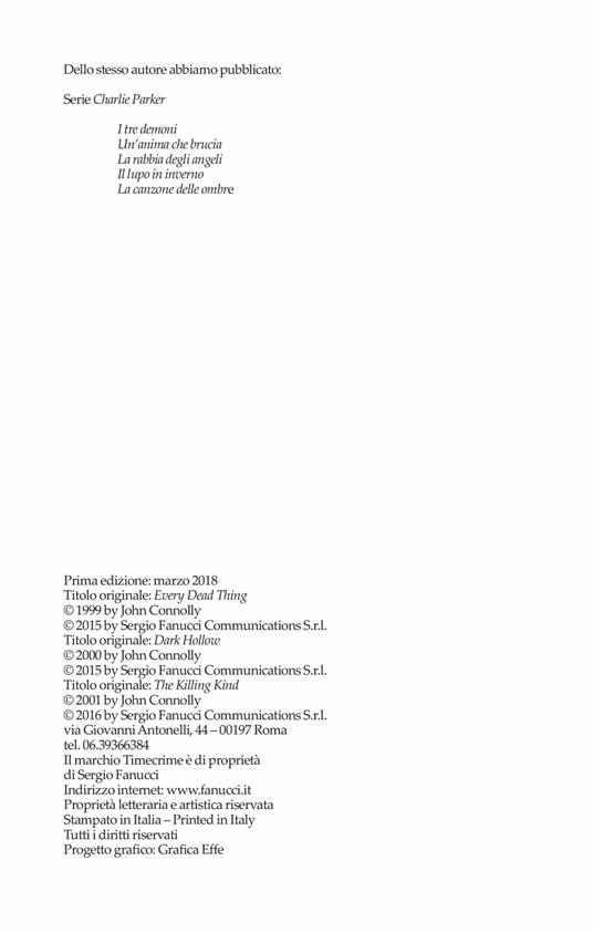 Charlie Parker indaga tre volte - John Connolly - 3