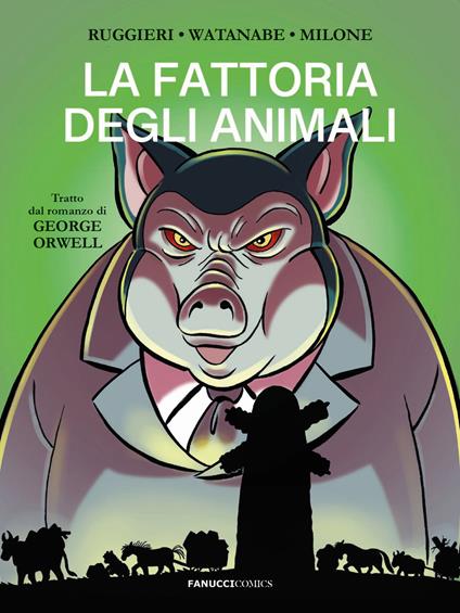 La fattoria degli animali da George Orwell - Alessandro Ruggieri - copertina