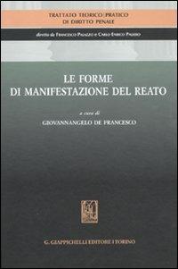 Le forme di manifestazione del reato - copertina