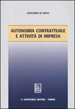 Autonomia contrattuale e attività di impresa