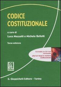 Codice costituzionale. Con CD-ROM - copertina