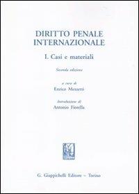 Diritto penale internazionale. Vol. 1: Casi e materiali - copertina