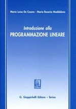 Introduzione alla programmazione lineare
