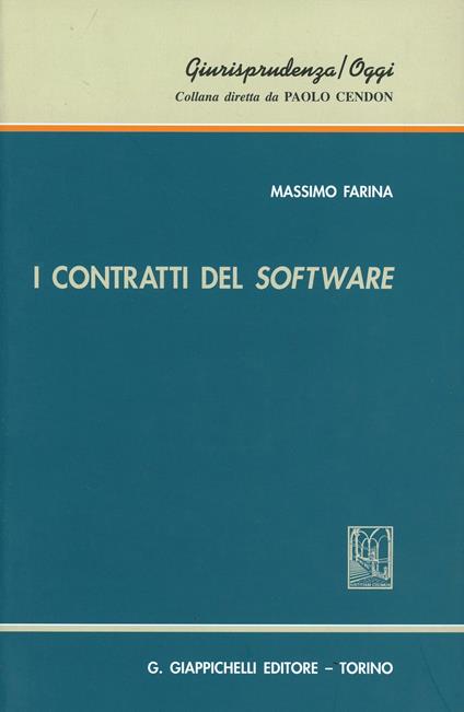 I contratti del software - Massimo Farina - copertina