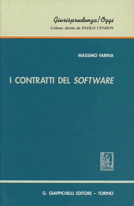 I contratti del software - Massimo Farina - copertina