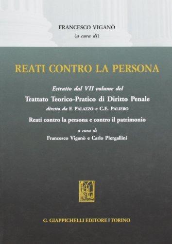 Reati contro la persona - copertina