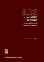 RDS. Rivista di diritto societario interno, internazionale comunitario e comparato (2011). Vol. 2