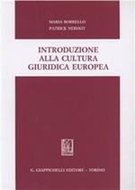 Introduzione alla cultura giuridica europea