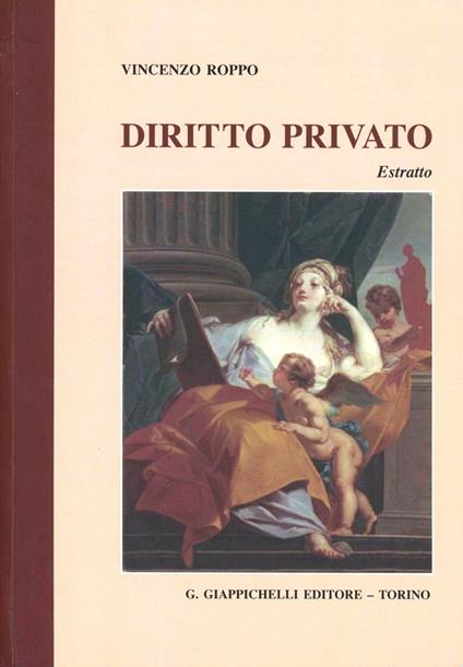 Diritto privato - Vincenzo Roppo - copertina