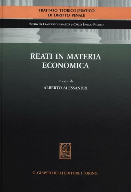 Reati in materia economica - copertina