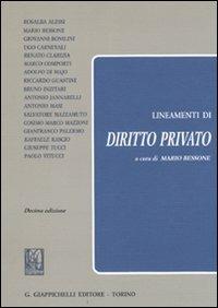 Lineamenti di diritto privato - copertina