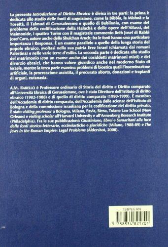 Introduzione al diritto ebraico. Fonti, matrimonio e divorzio, bioetica - Alfredo M. Rabello - 2