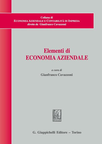 Elementi di economia aziendale - copertina