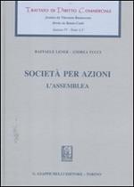 Trattato di diritto commerciale. Sez. IV. Vol. 4/5: Società per azioni. L'assemblea