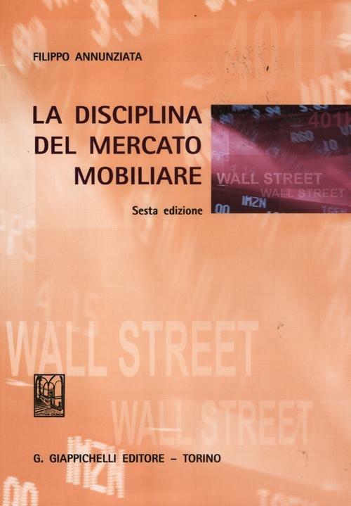 La disciplina del mercato mobiliare - Filippo Annunziata - copertina