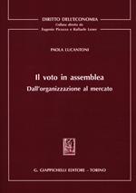 Il voto in assemblea. Dall'organizzazione al mercato