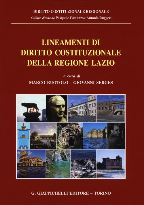 Lineamenti di diritto costituzionale della regione Lazio - copertina