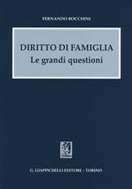 Diritto di famiglia. Le grandi questioni