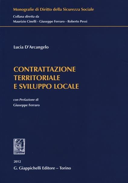 Contrattazione territoriale e sviluppo locale - Lucia D'Arcangelo - copertina