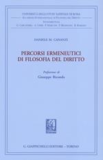 Percorsi ermeneutici di filosofia del diritto. Vol. 1