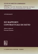 Sui rapporti contrattuali di fatto