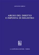 Abuso del diritto e imposta di registro