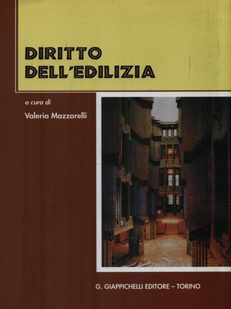 Diritto dell'edilizia - copertina