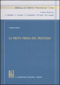 La prova prima del processo - Chiara Besso - copertina