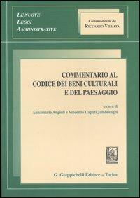 Commentario al Codice dei beni culturali e del paesaggio - copertina