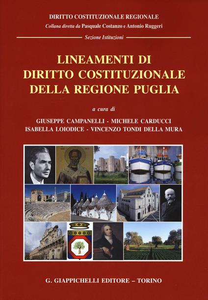 Lineamenti di diritto costituzionale della regione Puglia - copertina