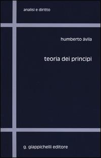 Teoria dei principi - Humberto Àvila - copertina