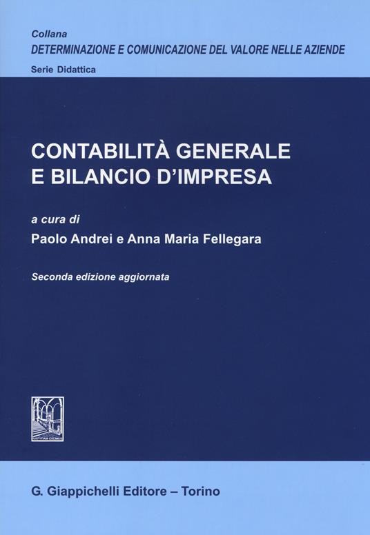 Contabilità generale e bilancio d'impresa. Ediz. aggiornata - copertina