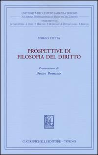 Prospettive di filosofia del diritto - Sergio Cotta - copertina