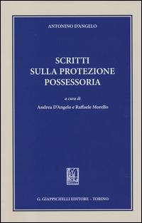 Scritti sulla protezione possessoria - Antonino D'Angelo - copertina