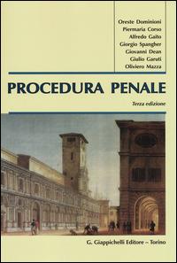 Procedura penale - copertina
