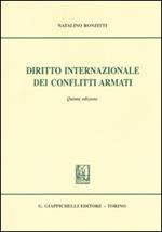 Diritto internazionale dei conflitti armati