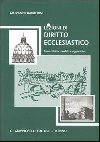 Lezioni di diritto ecclesiastico - Giovanni Barberini - copertina