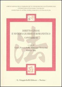 Diritto cinese e sistema giuridico romanistico contributi - copertina