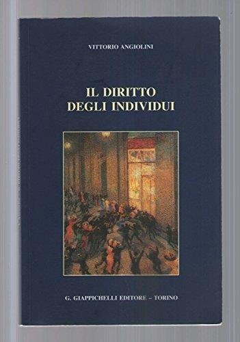 Il diritto degli individui - Vittorio Angiolini - copertina