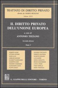 Il diritto privato dell'Unione Europea - copertina