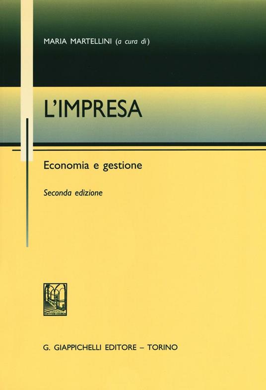 L' impresa. Economia e gestione - copertina